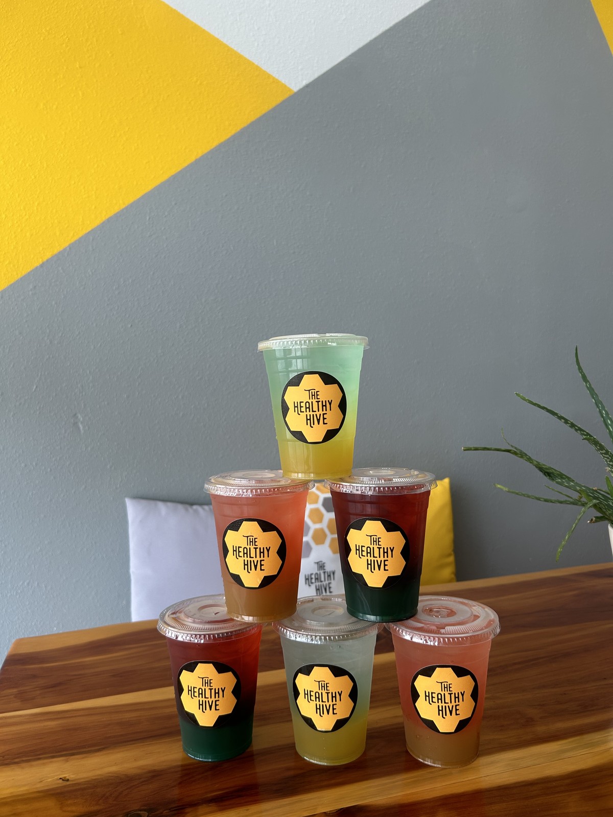 Loaded teas made at The Healthy Hive in Clearwater